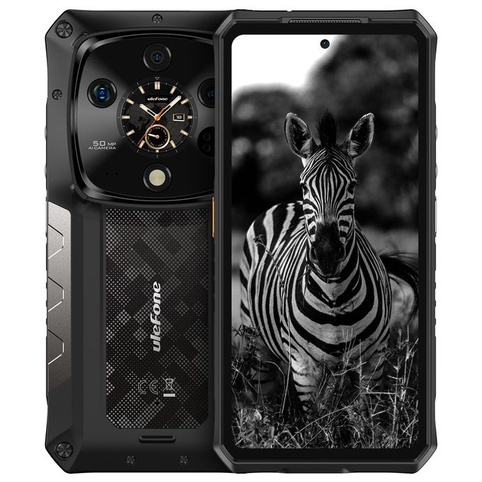 Robust smartphone Ulefone Armor 28 Ultra 5G 16GB/1TB (sort) - 1 stk.