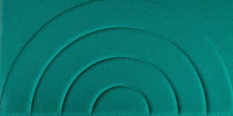 Dekorativt Decosa-panel 60 x 30 filtskive flaskegrøn 2 stk.