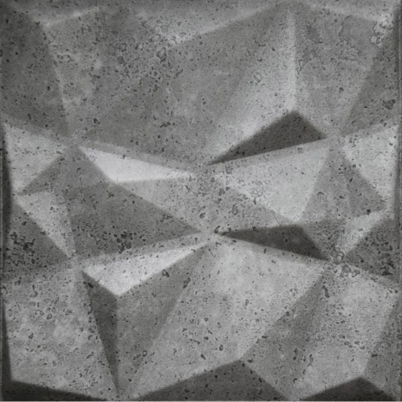 Decosa Montego dekorationspanel 50 x 50 cm grå