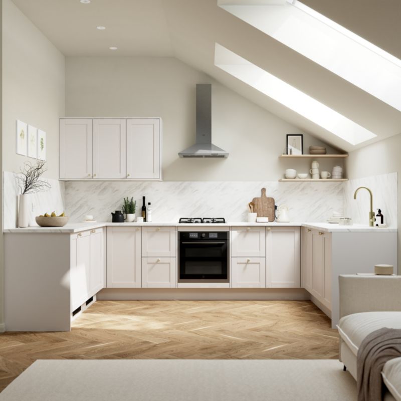 Ashmead afslutningspanel 35 x 79 cm grå