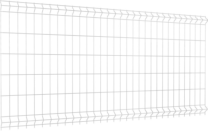 Panelhegn 123 x 250 cm med maske 8 x 20 cm og tråd 3,1 mm, galvaniseret