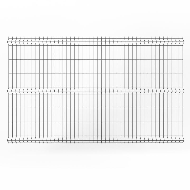 WIŚNIOWSKI sort panelhegn 153 x 250 cm med 5,5 x 20 cm masker