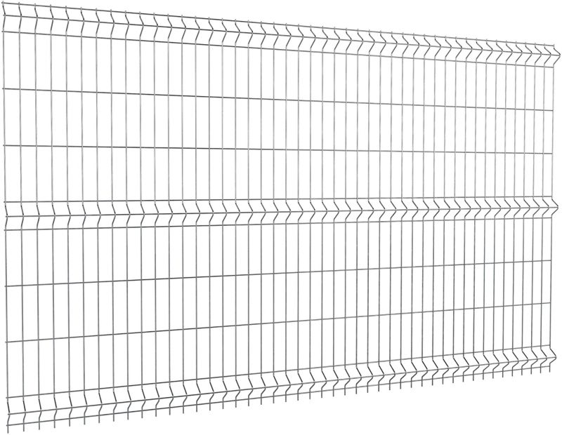 Panelhegn 153 x 250 cm med maske 5,5 x 20 cm, tråd 4 mm, galvaniseret