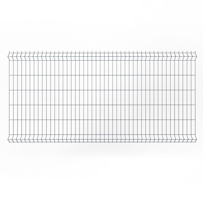 Wiśniowski hegnspanel 123 x 250 cm med 5,5 x 20 cm masker og 4 mm tråd i antracit