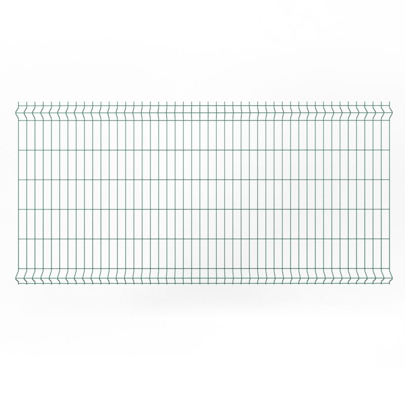 Wiśniowski hegnspanel 123 x 250 cm med 5,5 x 20 cm masker og 4 mm tråd i grøn