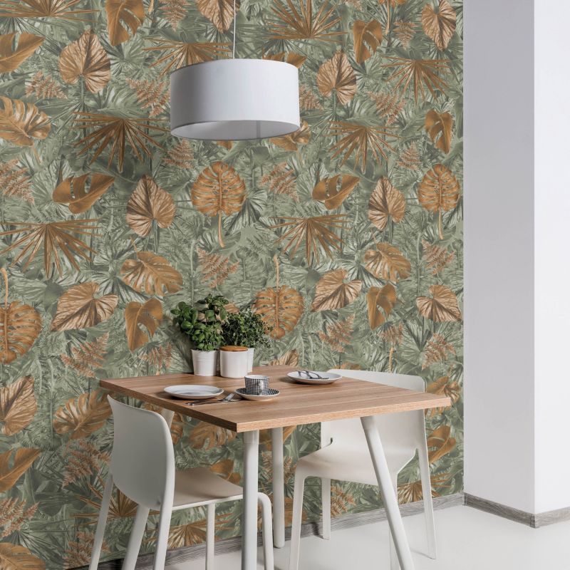 Vilo Motivo PCV-vægpanelet 250 mm monstera