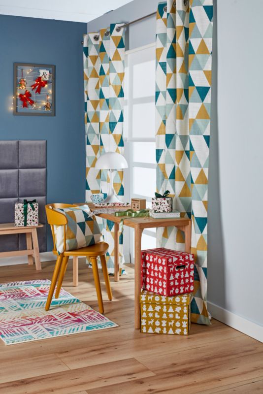 Polstret vægpanel Stegu Mollis kvadrat 30 x 30 cm lys blå