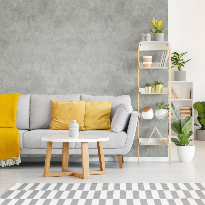 PCV-vægpanel Vilo Motivo 250 Concrete Stone 2650x250x8 mm Mørkegrå