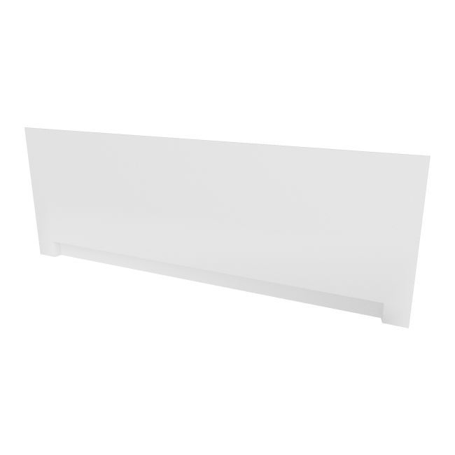 Rektangulært badekarpanel 170 cm
