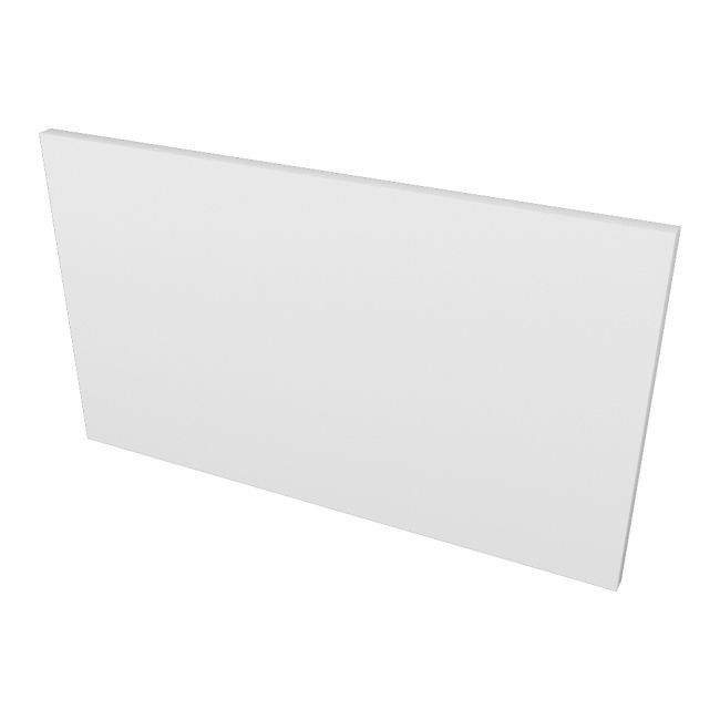 Rektangulært badekarpanel 70 cm