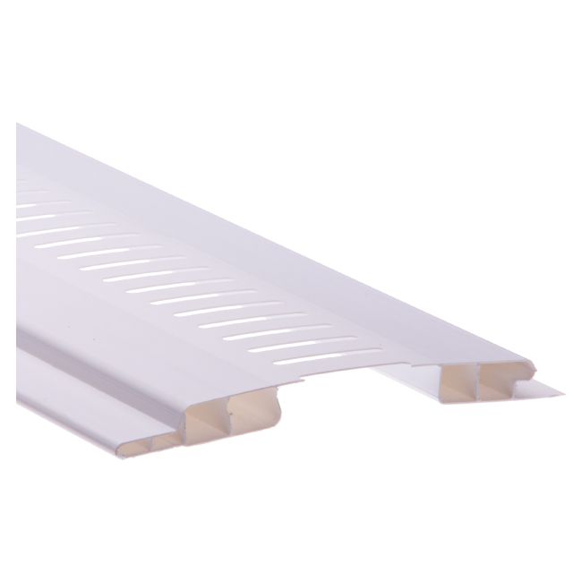 Cezar ventilationspanel 10 cm hvid 3 m