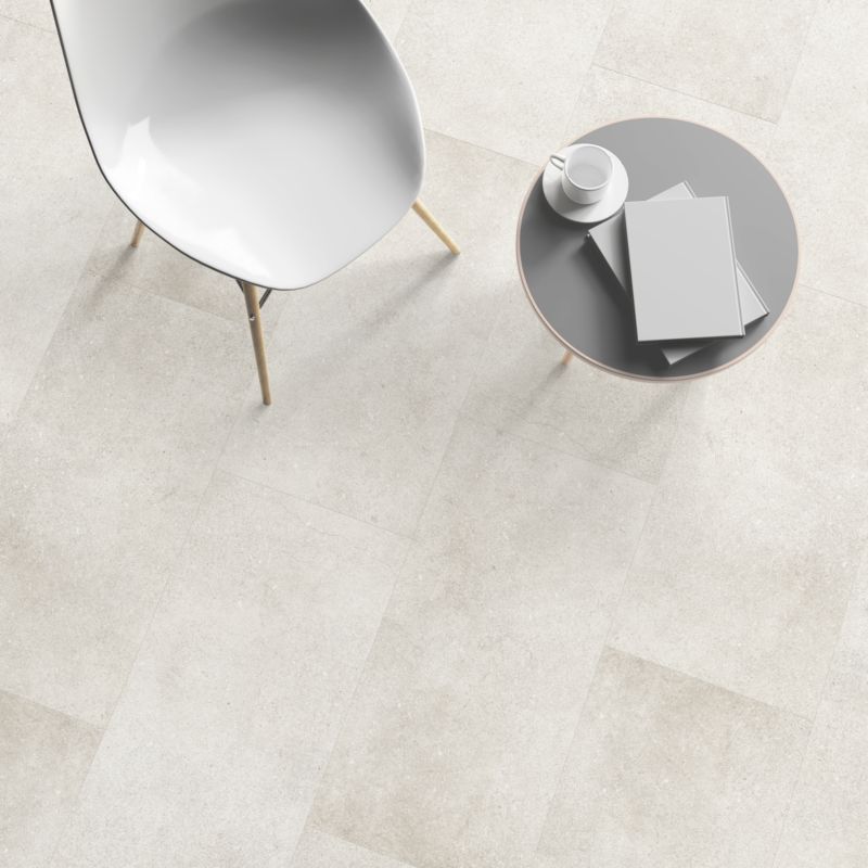 GoodHome SPC vinylpanel white Concrete 2,402 m²