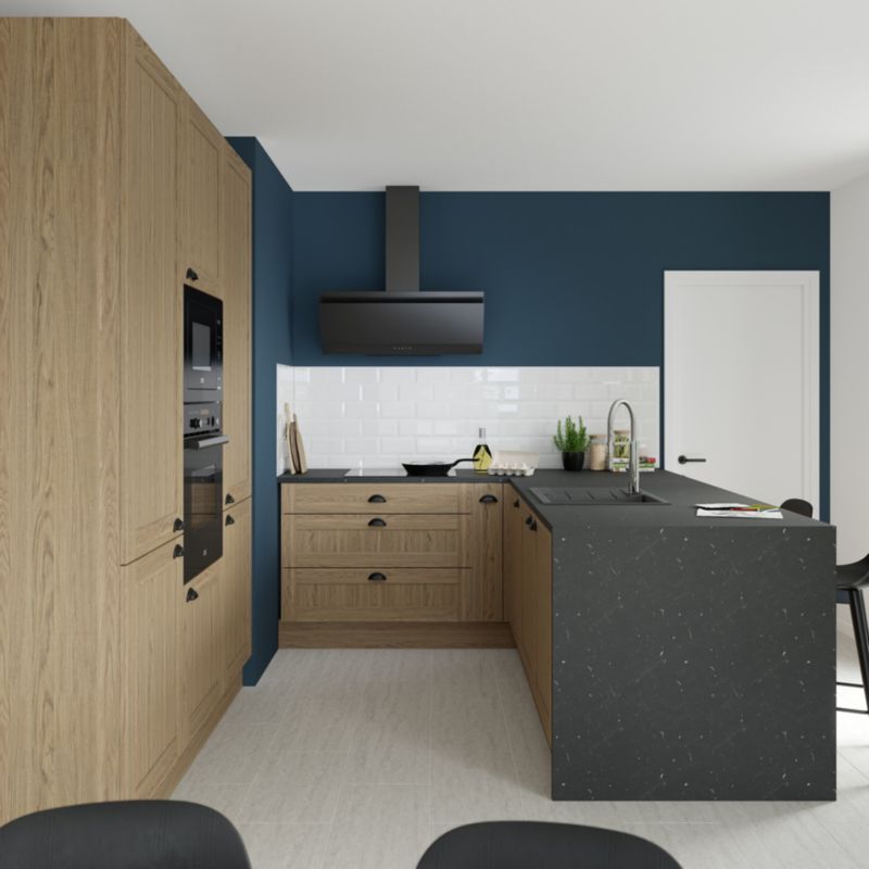 Udskiftningpanel til underskab GoodHome Alpinia 57 x 72 cm eg venstre