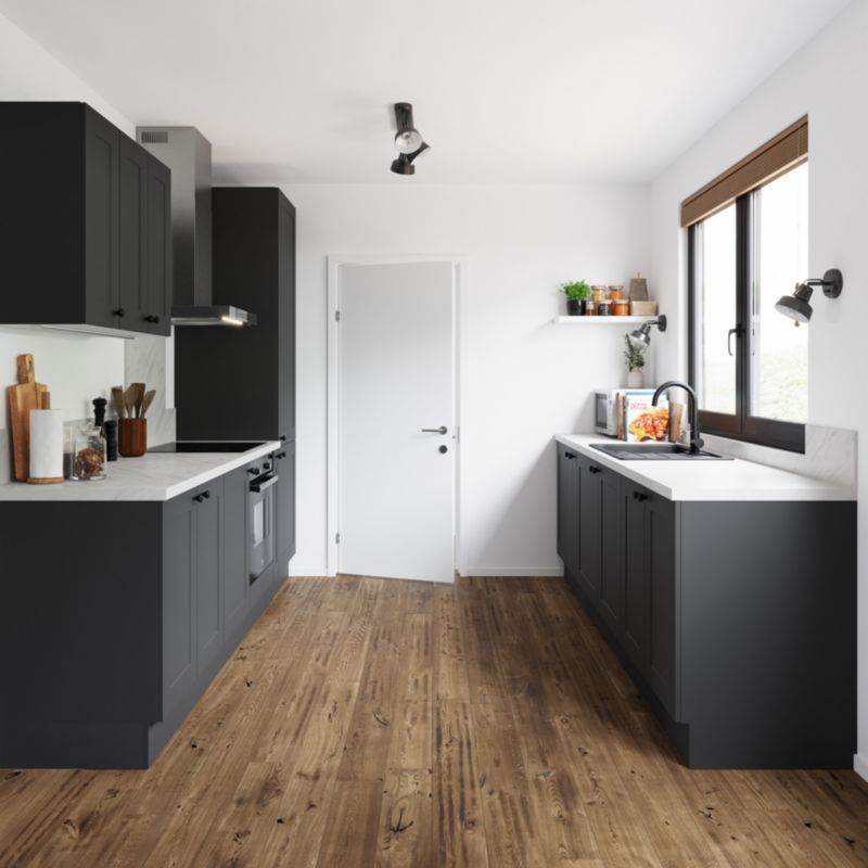 Udskiftningpanel til underskab GoodHome Artemisia 57 x 72 cm grafit mat højre