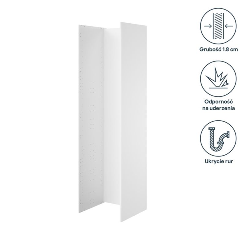 Paneler til kolonne-køkkenskab / AGD GoodHome Innovo 219 cm hvide