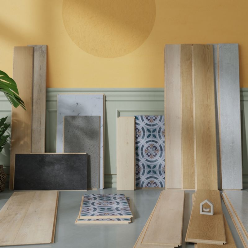 GoodHome SPC Gladstone White vinylgulvpaneler 2,17 m²