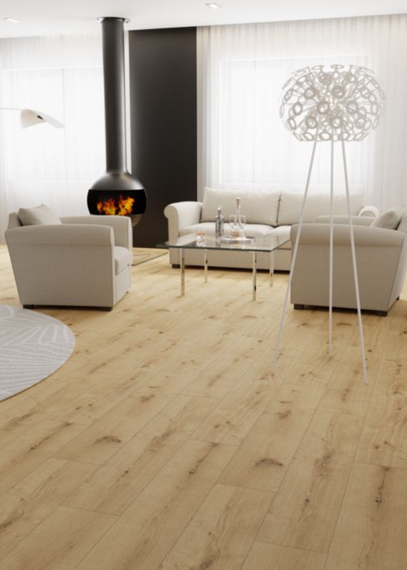 Vandtætte vinylgulvpaneler Kronospan SPC Eg Galicus med integreret underlag 1,98 m²