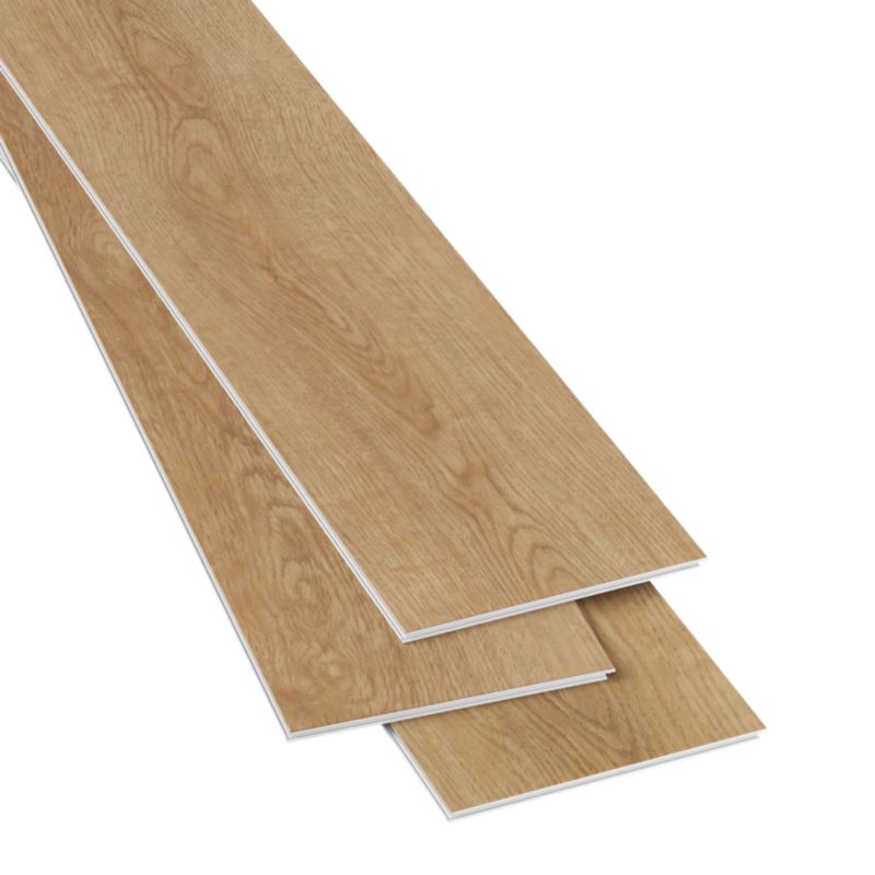 Vandtætte SPC vinylgulvpaneler Blond med integreret underlag 2,17 m²