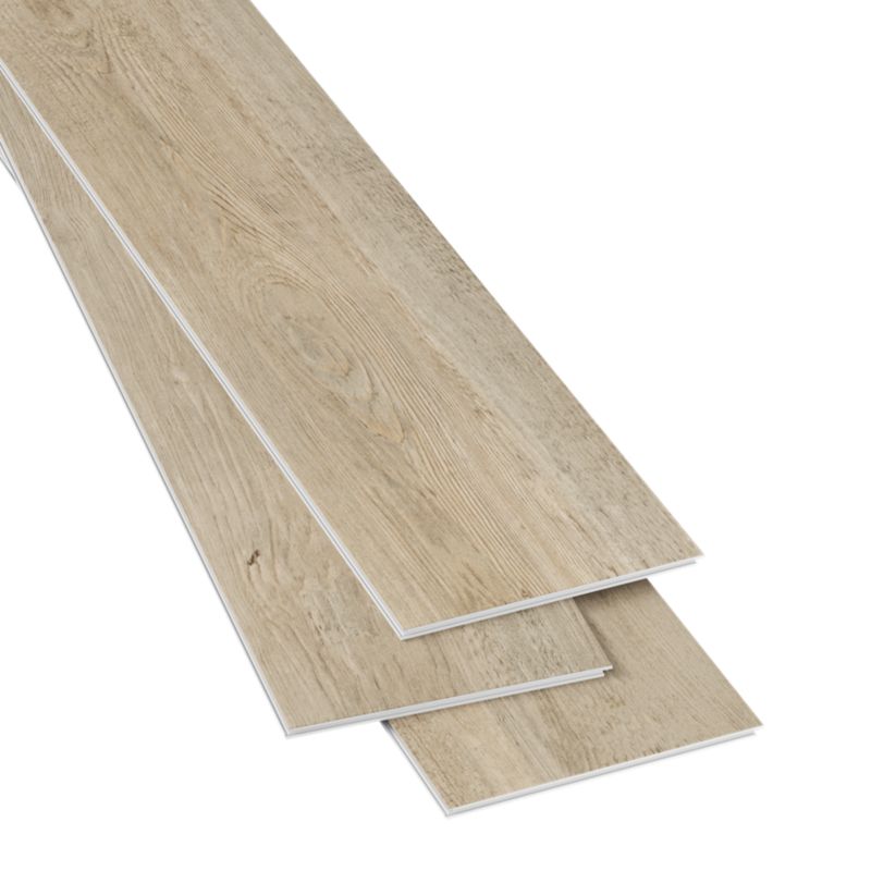 Vandafvisende vinylgulvpaneler SPC light natural med integreret underlag 2,17 m²