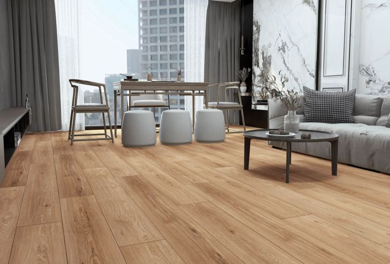 Vinylgulv Dąb Isla 152,4x30 cm Brun 1,83 m²