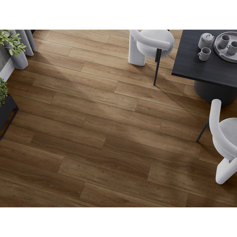 Mexen vinylgulvpaneler 1240x182 mm Queen Creek brun 8 stk.