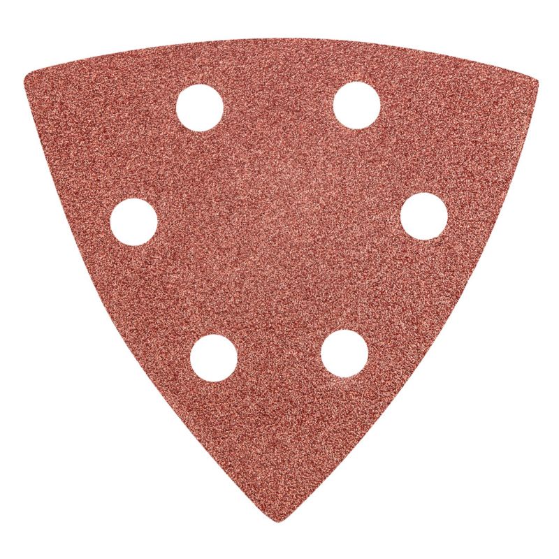 Delta-slibepapir GRAPHITE 93 x 93 mm kornstørrelse K80, 1 sæt