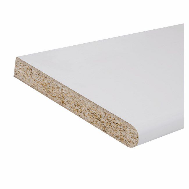 Indvendig vindueskarm Biuro Styl 305 x 30 x 2,8 cm hvid højglans