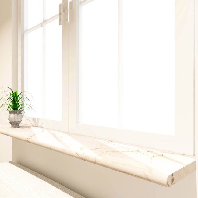 Indvendig vindueskarm Biuro Styl 305 x 30 x 2,8 cm helvetios white