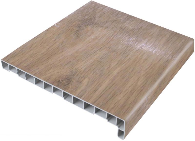 Indvendig PVC-karm Geom 25 x 156 cm i Winchester-eg