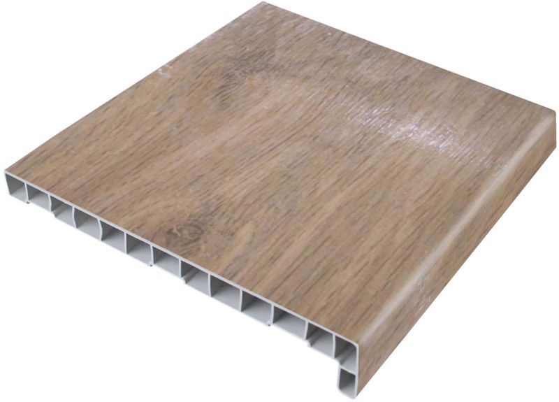 Indvendig PVC-karmforkant Geom 30 x 156 cm i Winchester-eg