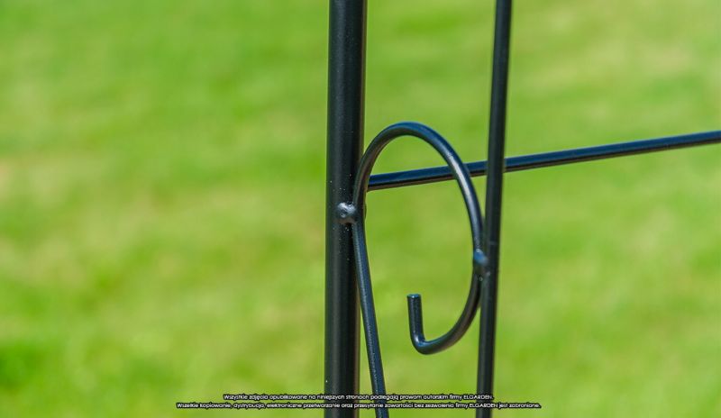 KADAX metal‑havepergola bue til blomster og roser 281 cm støtte 1 stk.