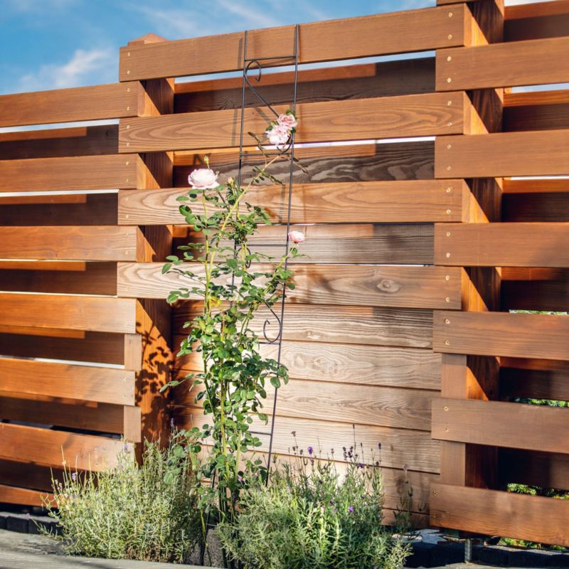 Pergola KADAX Haveunderstøttelse til blomster i metal 180 cm klatrestige til roser, 1 stk.