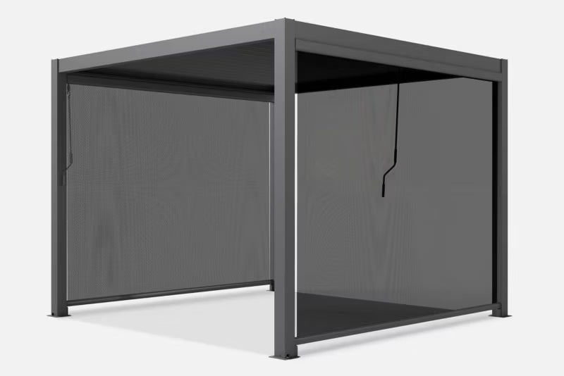 Pergolarullegardin 270x238 cm Antracitgrå