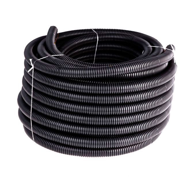 Peszel med trækstreng 18 mm 25 m grå