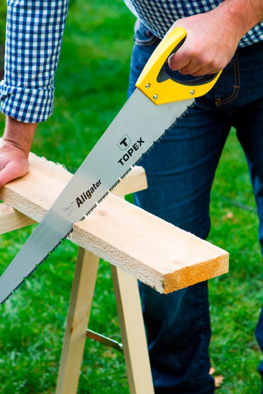 TOPEX alligatorhåndsav med 400 mm klingelængde, 1 stk.