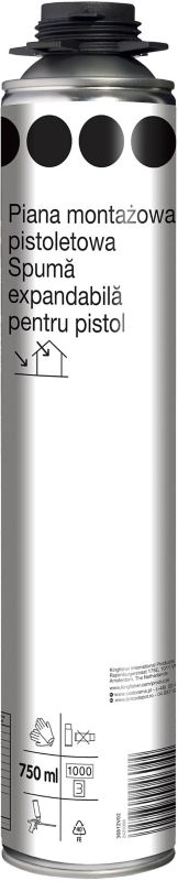 OPP pistoleskum 750 ml til montage