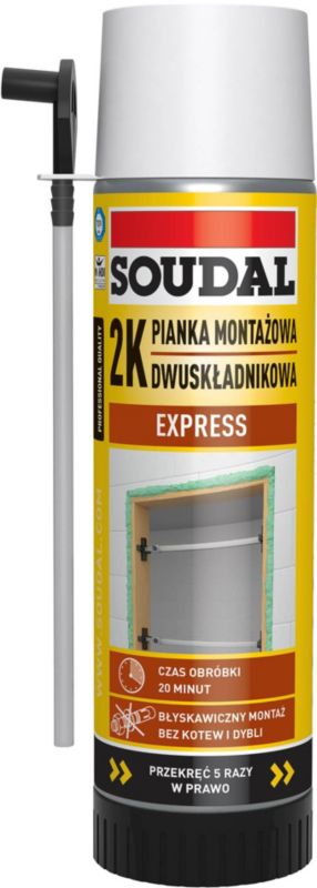 Soudal 2K to-komponent monteringsskum 400 ml