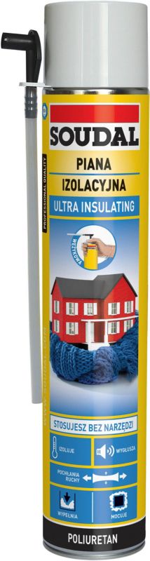 Soudal F11 monteringsskum med slange 750 ml