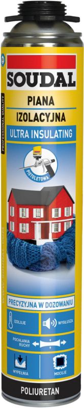 Soudal F12 pistoleskum 750 ml monteringsskum