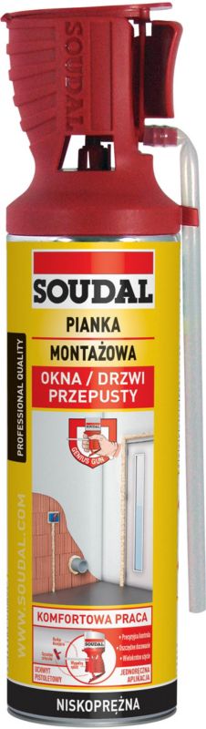 Soudal Genius Gun monteringsskum med slange 500 ml