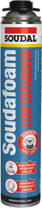 Soudal lav-udvidelses monteringsskum 750 ml