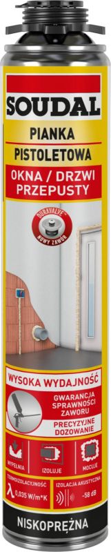 Soudal pistolskum til montage 750 ml