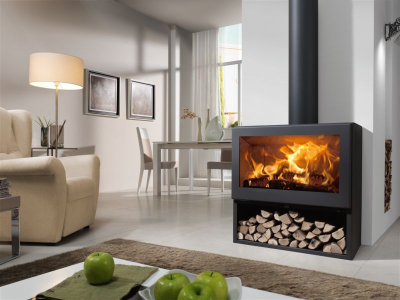 Brændeovn Fenix 7 kW Sort