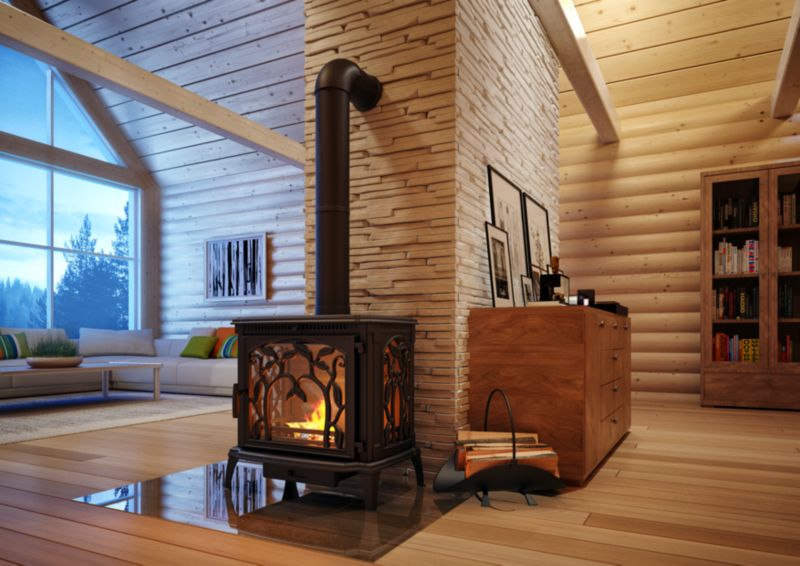 Nordflam Arica Eko 11 kW støbejernsbrændeovn