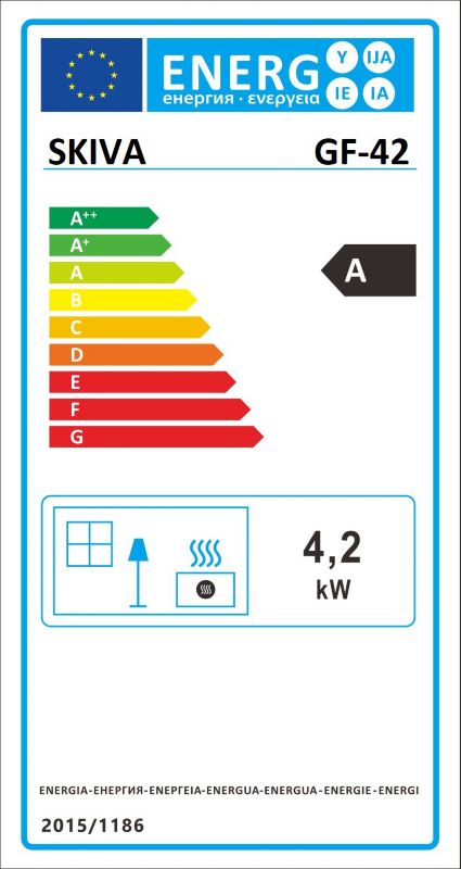 Katalytisk gasvarmer 4200W SKIVA 1 stk
