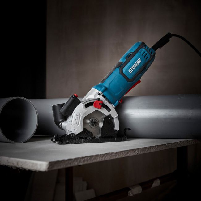 Mini træcirkelsav Erbauer 650 W