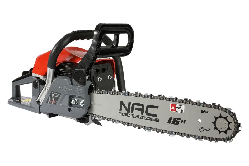 NAC benzindrevet kædesav 52 cm³ med 40 cm sværd