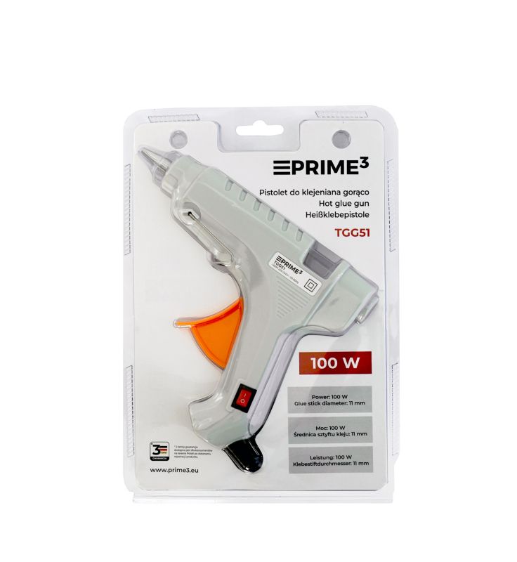 Prime3 varmepistol til lim 100 W 11 mm TGG51, 1 stk.