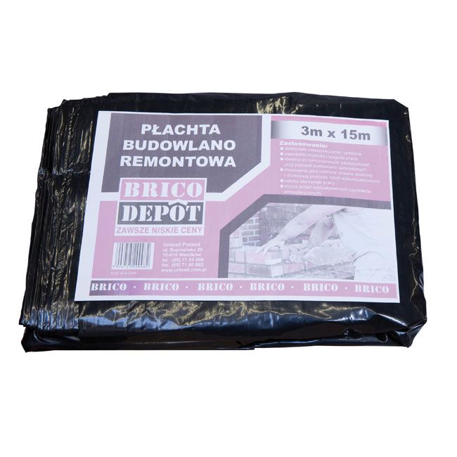 Diall bygge- og renoveringspresenning 3 x 15 m 45 m²