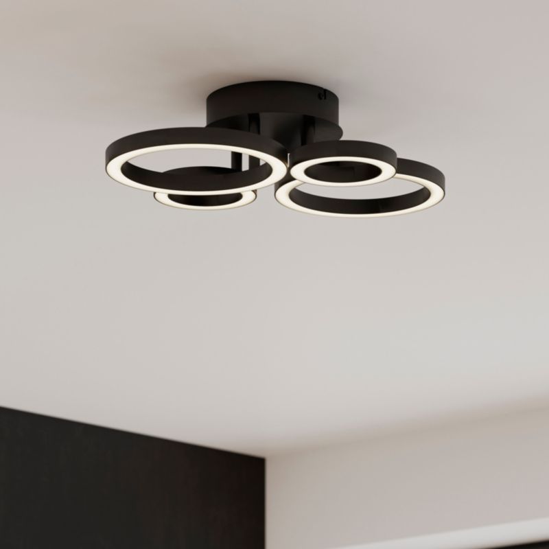 Loftslampe Taphao 3200 lm 3000 K Sort Dæmpbar
